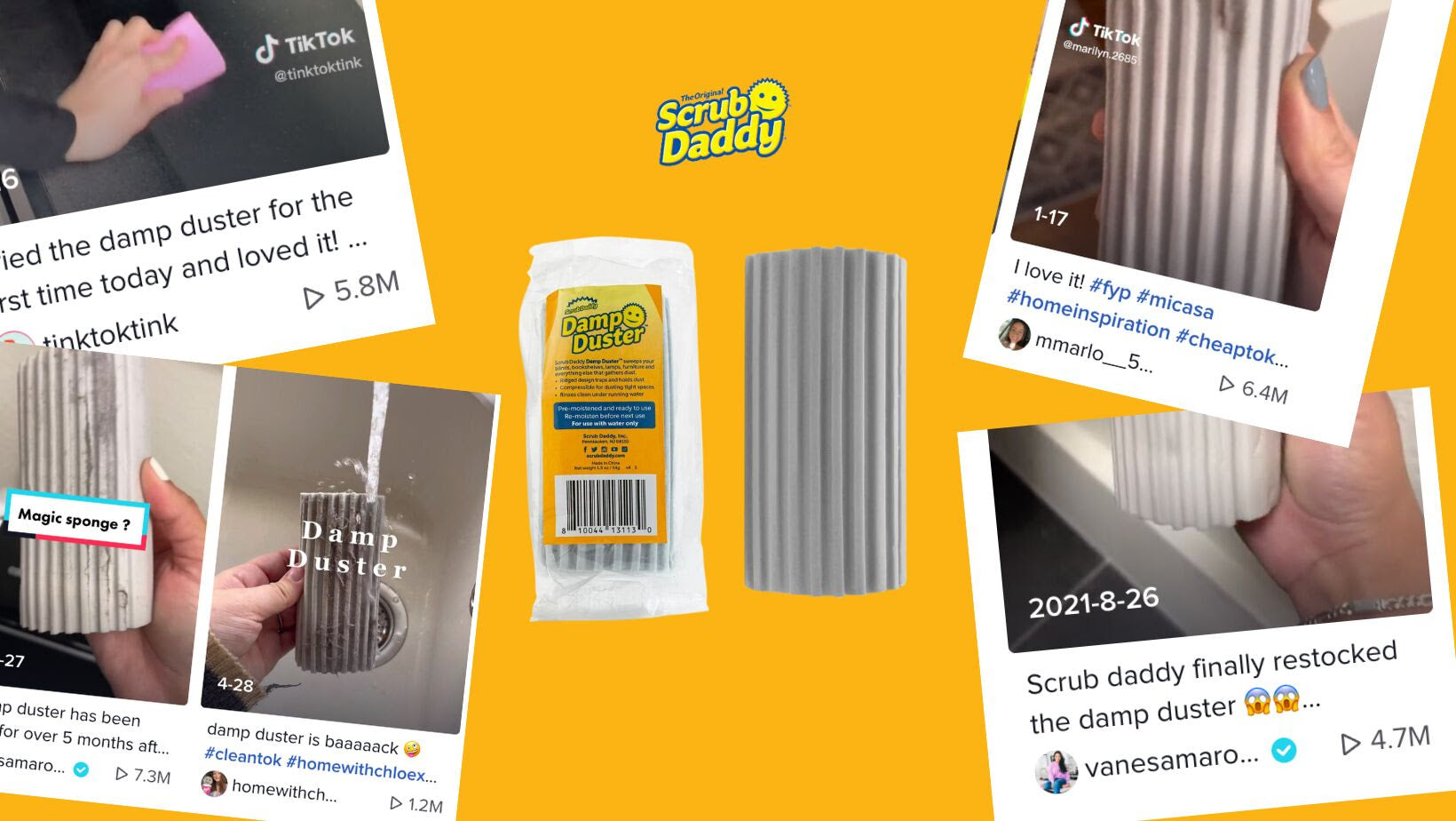 Scrub Daddy Damp Duster Review. I love scrub daddy products and