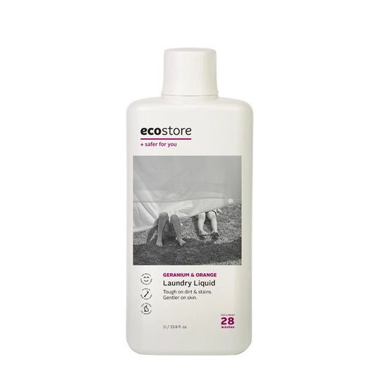 Ecostore Laundry LIquid 1 Litre - Geranium & Orange