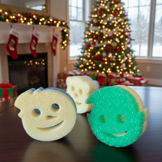 NEW Scrub Mommy 🧸 Christmas Shapes 🎄 Special Edition 3-Pack! ☃️