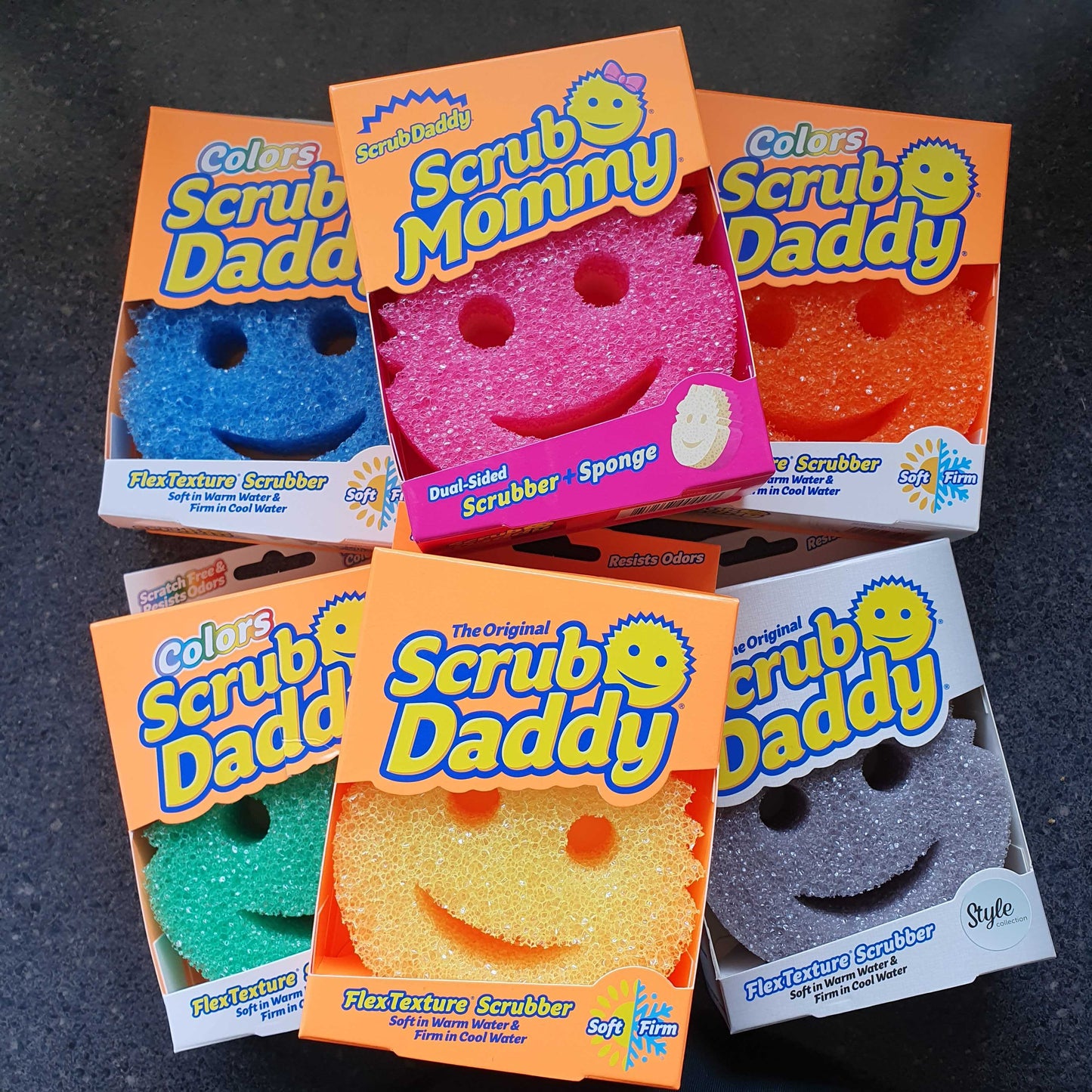 Scrub Daddy Family (6 Pack)