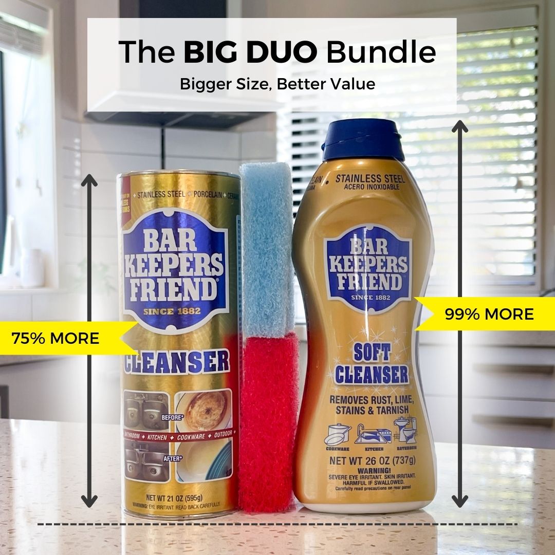 BIG DUO - Bar Keepers Friend XXL