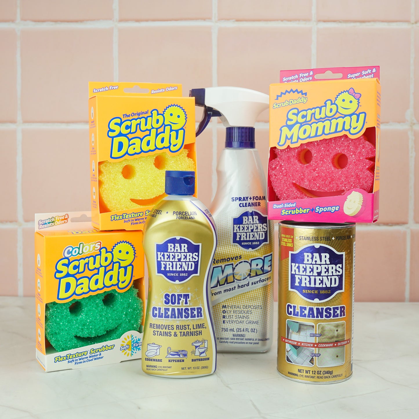 Double Trio - Bar Keepers Friend x Scrub Daddy