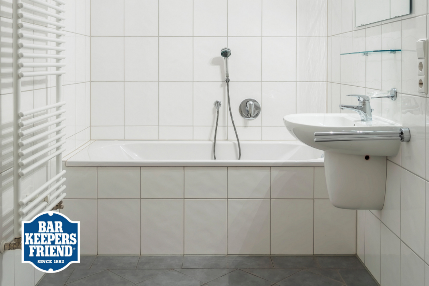 Cleaning Grout with Bar Keepers Friend CleanPost NZ