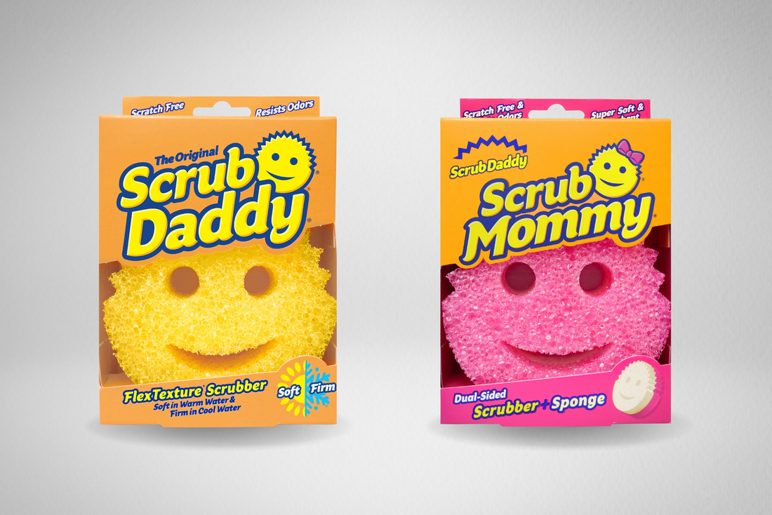 What's the difference between a Scrub Daddy and Scrub Mommy?