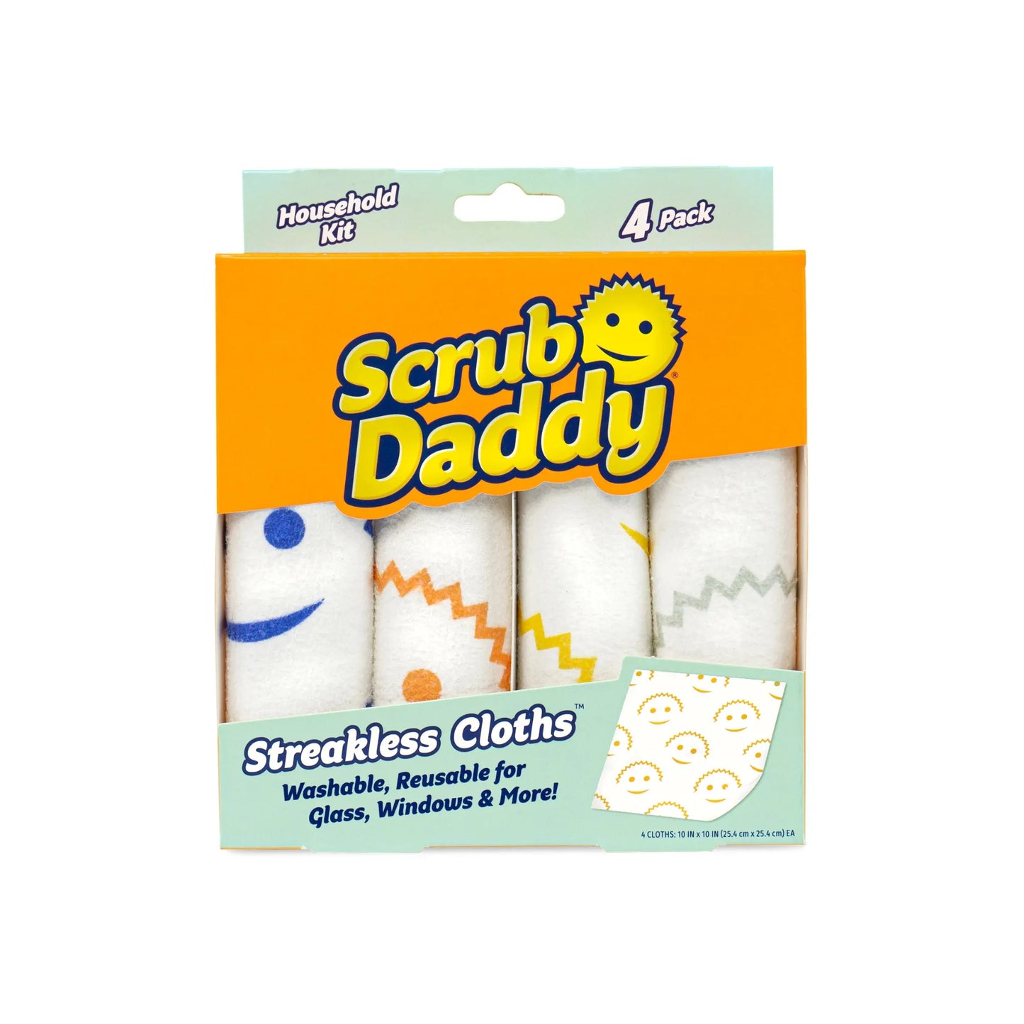 Scrub Daddy Streakless Cloths – 4pk