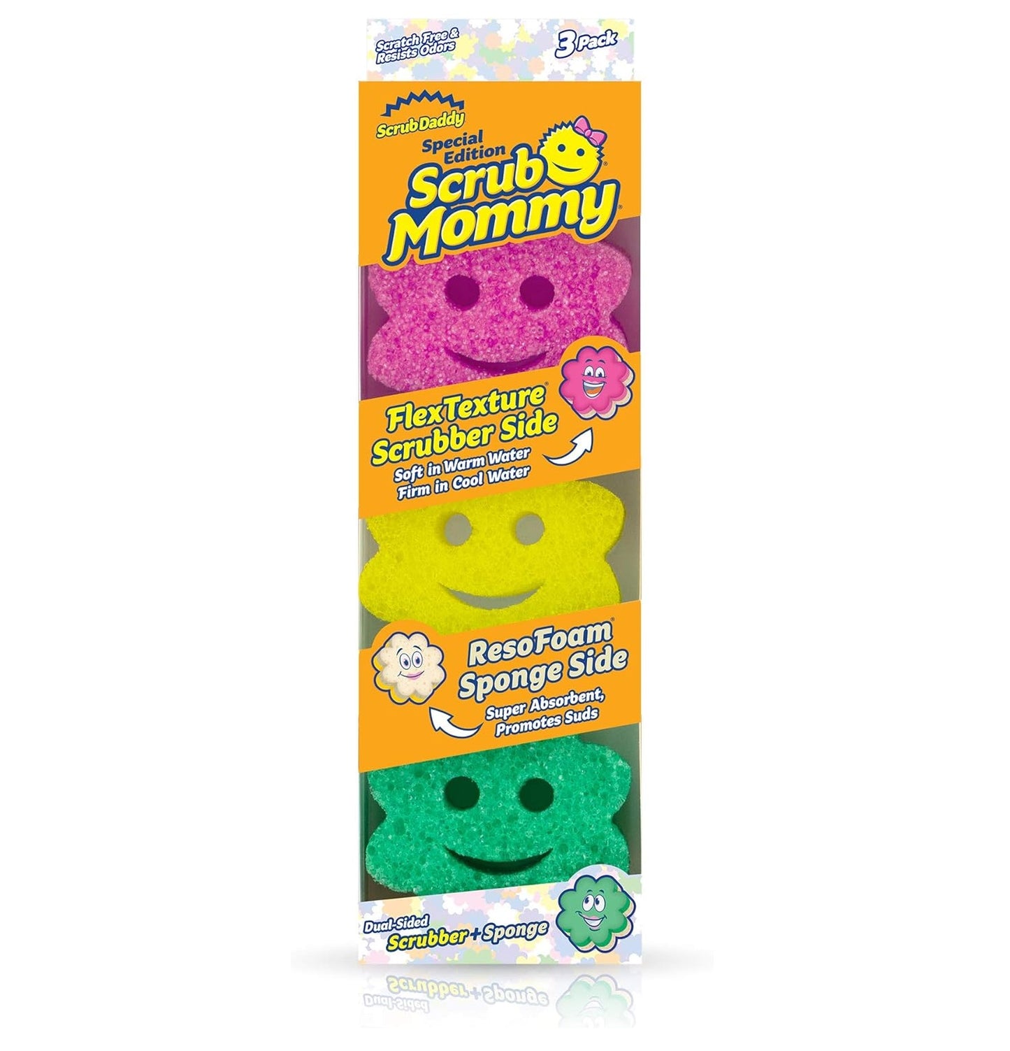 Scrub Mommy Flower Power (3pk)
