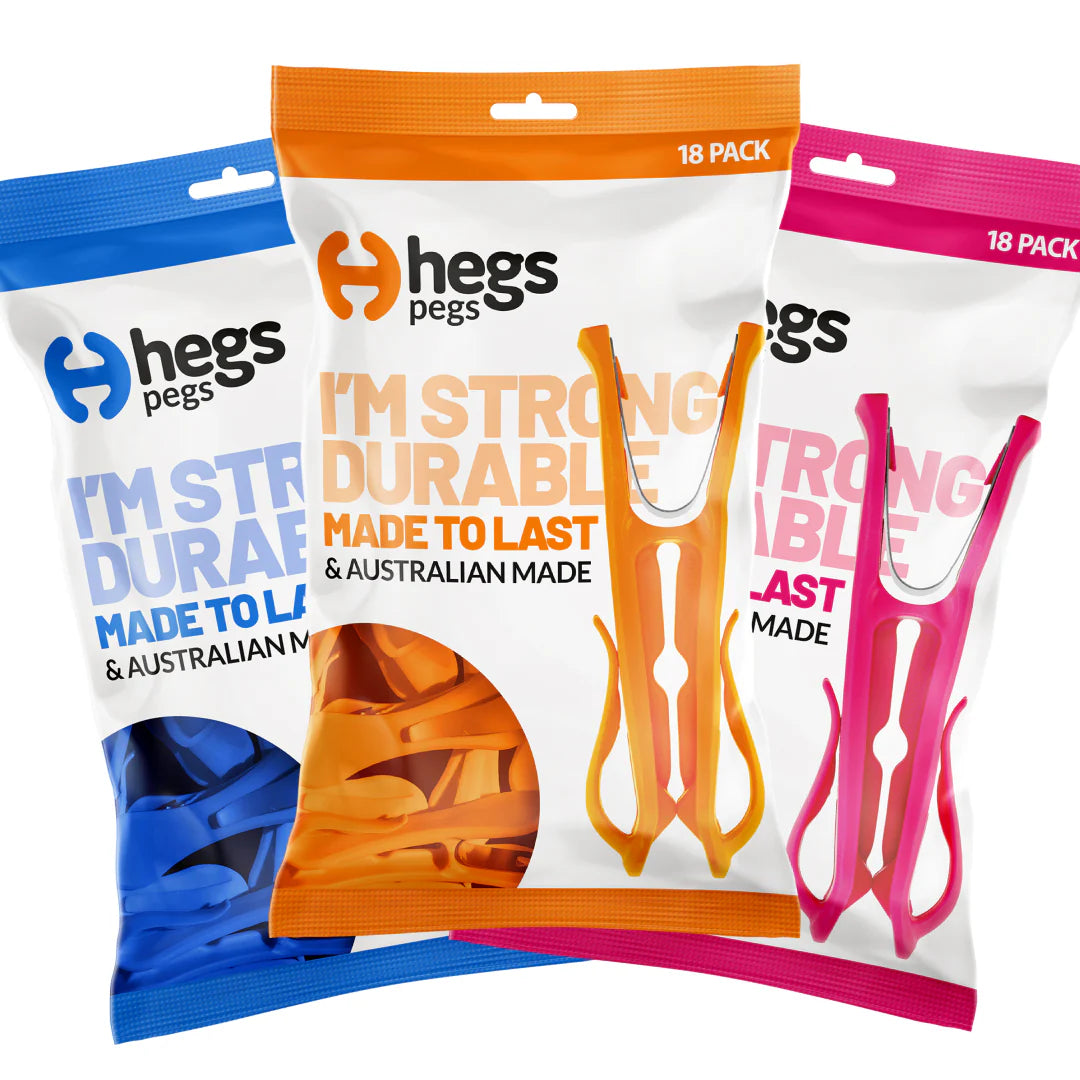 Hegs - Pegs with Hooks 18pk (SharkTank)