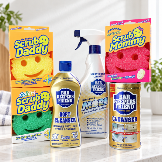 Double Trio - Bar Keepers Friend x Scrub Daddy