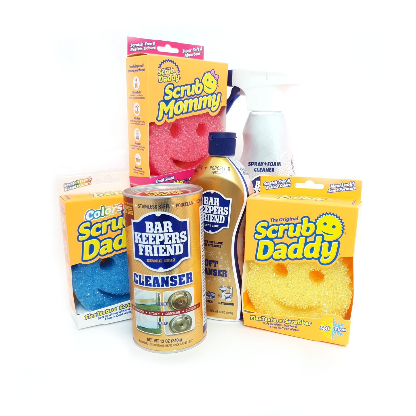 Double Trio - Bar Keepers Friend x Scrub Daddy