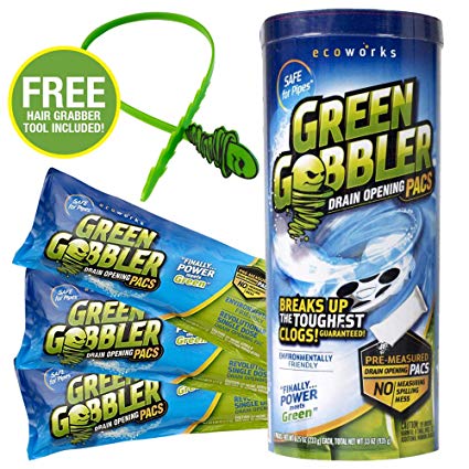 Green Gobbler Drain Opening 3 Pack 555g